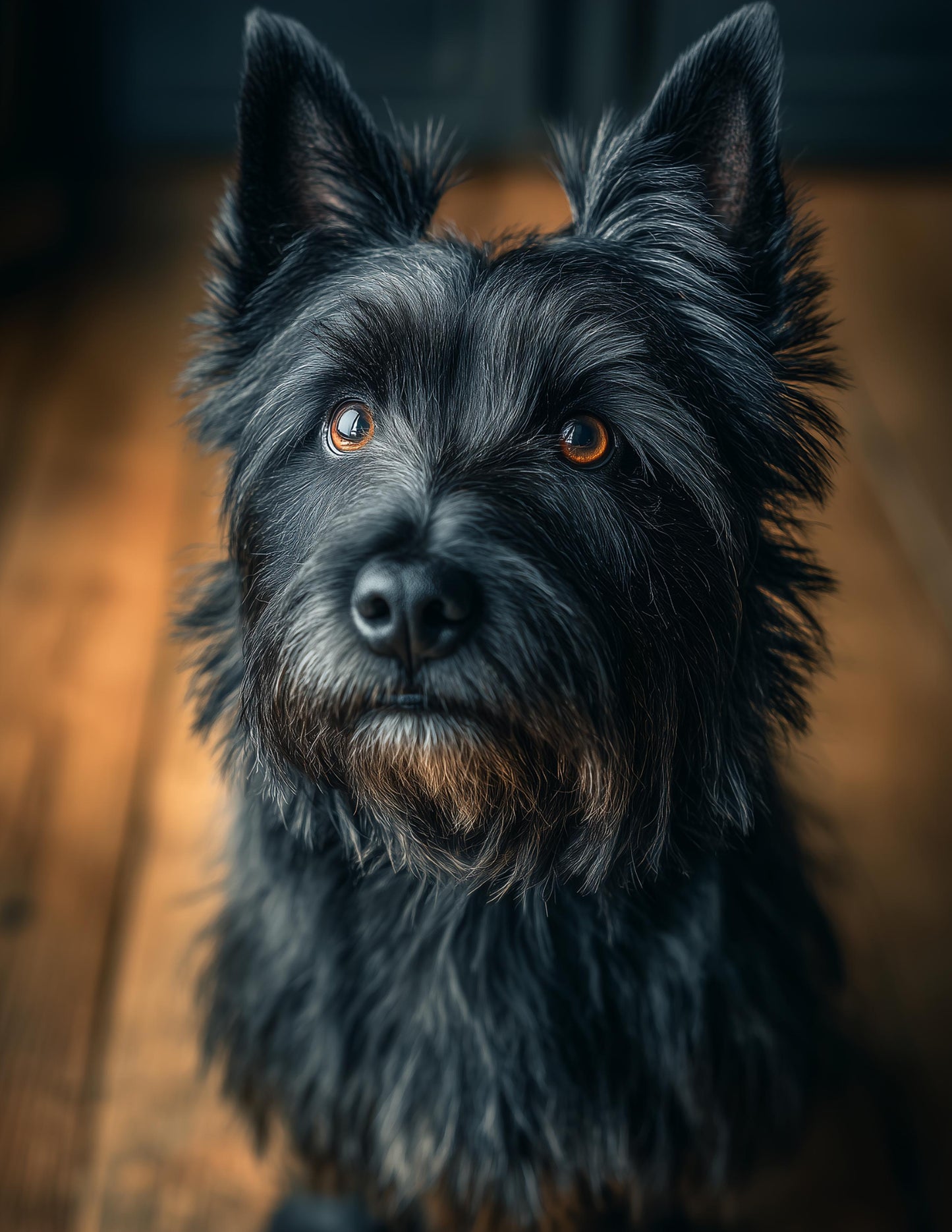 Dog — Realistic Art, Bold Hues Digital Wall Art, 3 Sizes Included, Living Room Decor