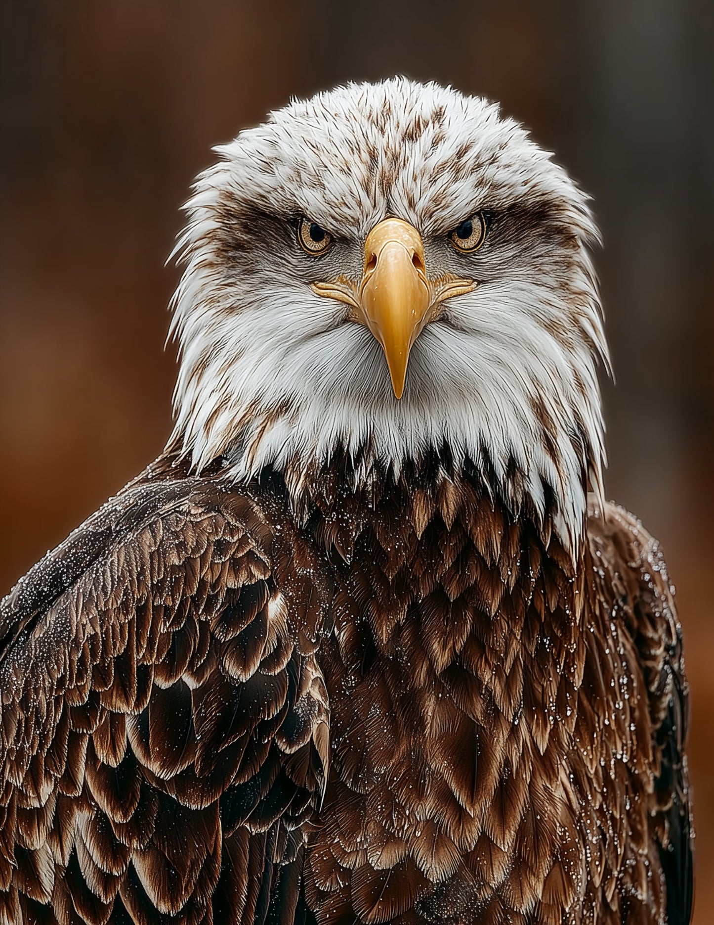 Eagle — Realistic Art, Forest Tones Digital Wall Art, 3 Sizes Included, Living Room Decor