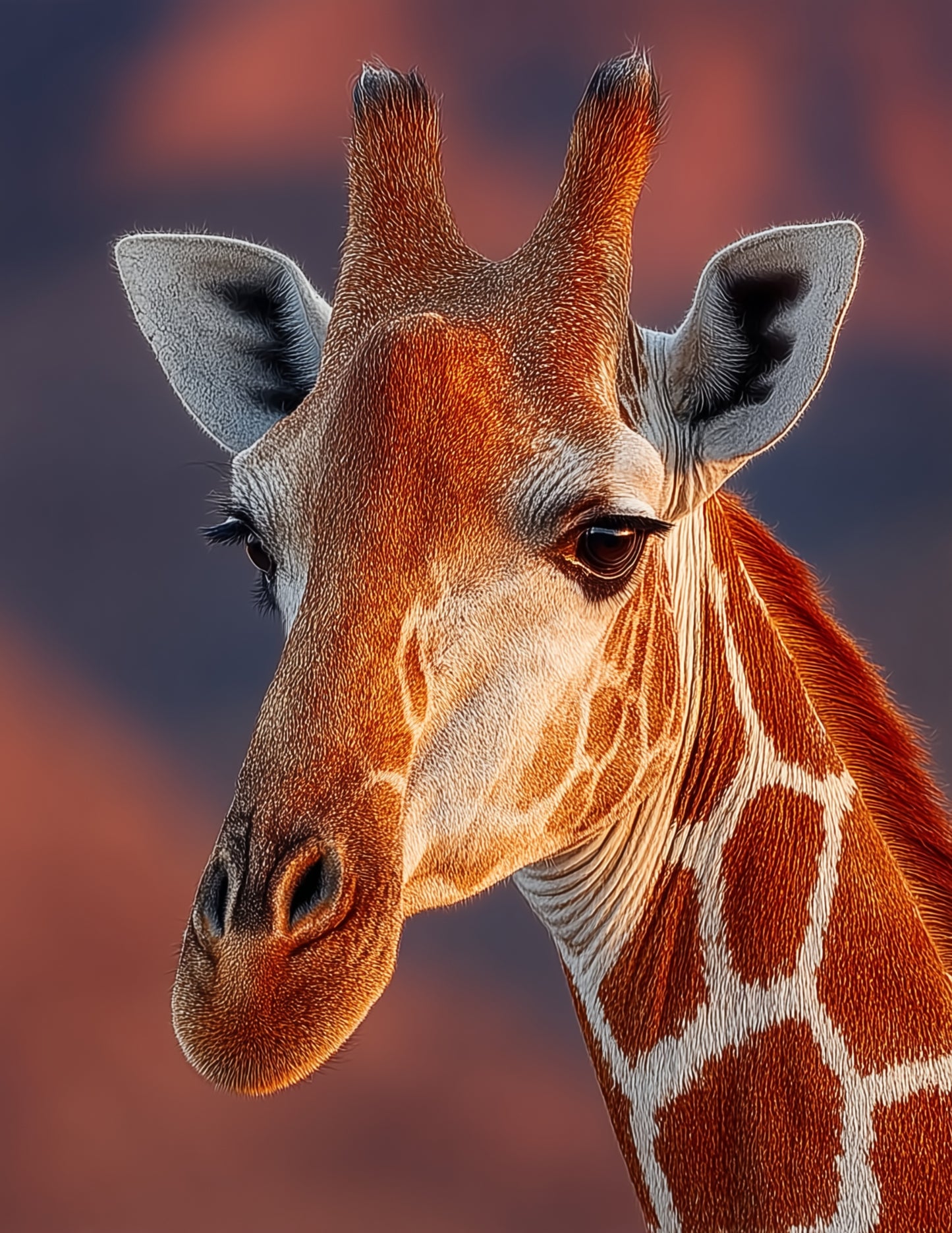 Giraffe — Realistic Art, Soft Light Digital Wall Art, 3 Sizes Included, Living Room Decor