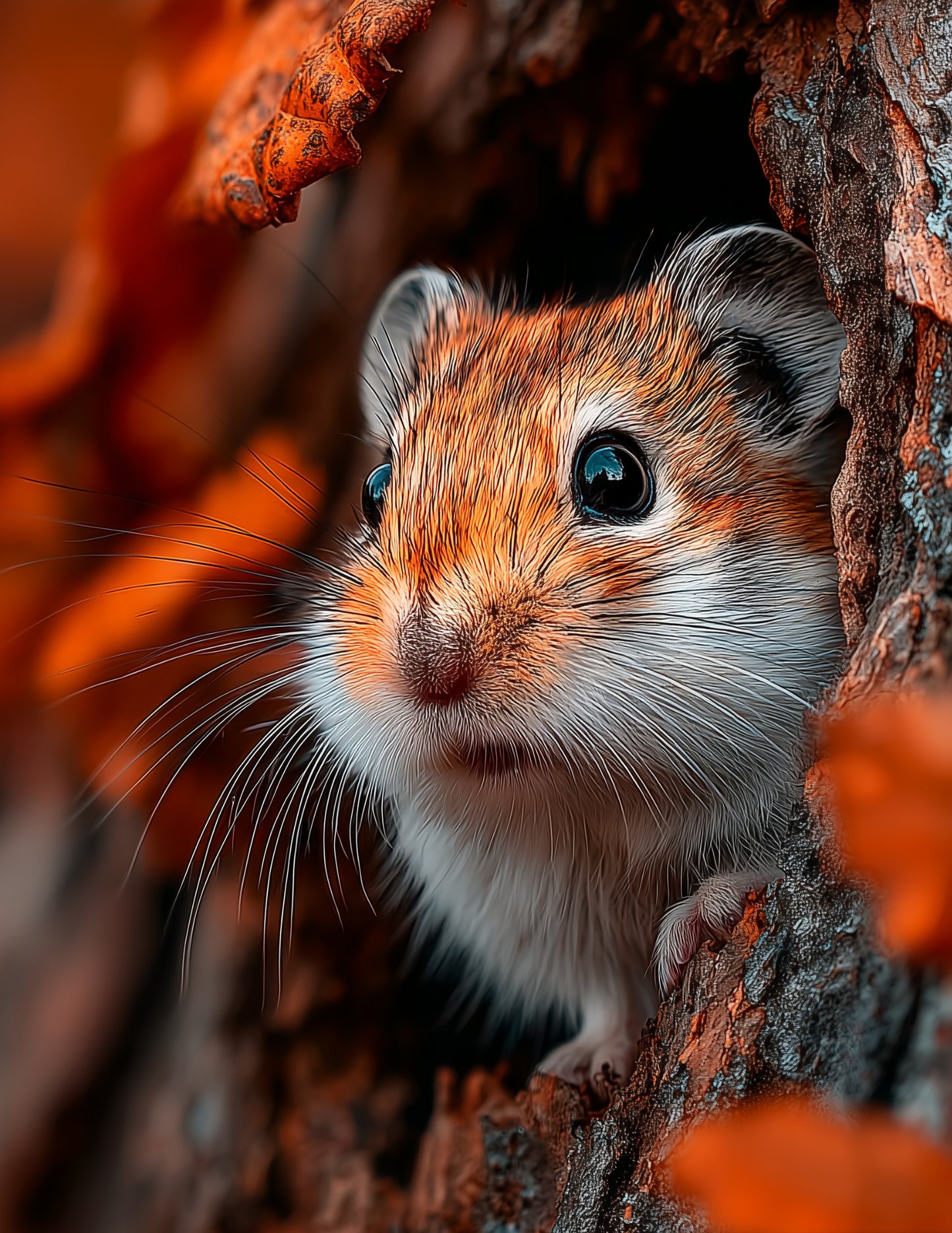 Hamster — Realistic Art, Soft Tones Digital Wall Art, 3 Sizes Included, Living Room Decor