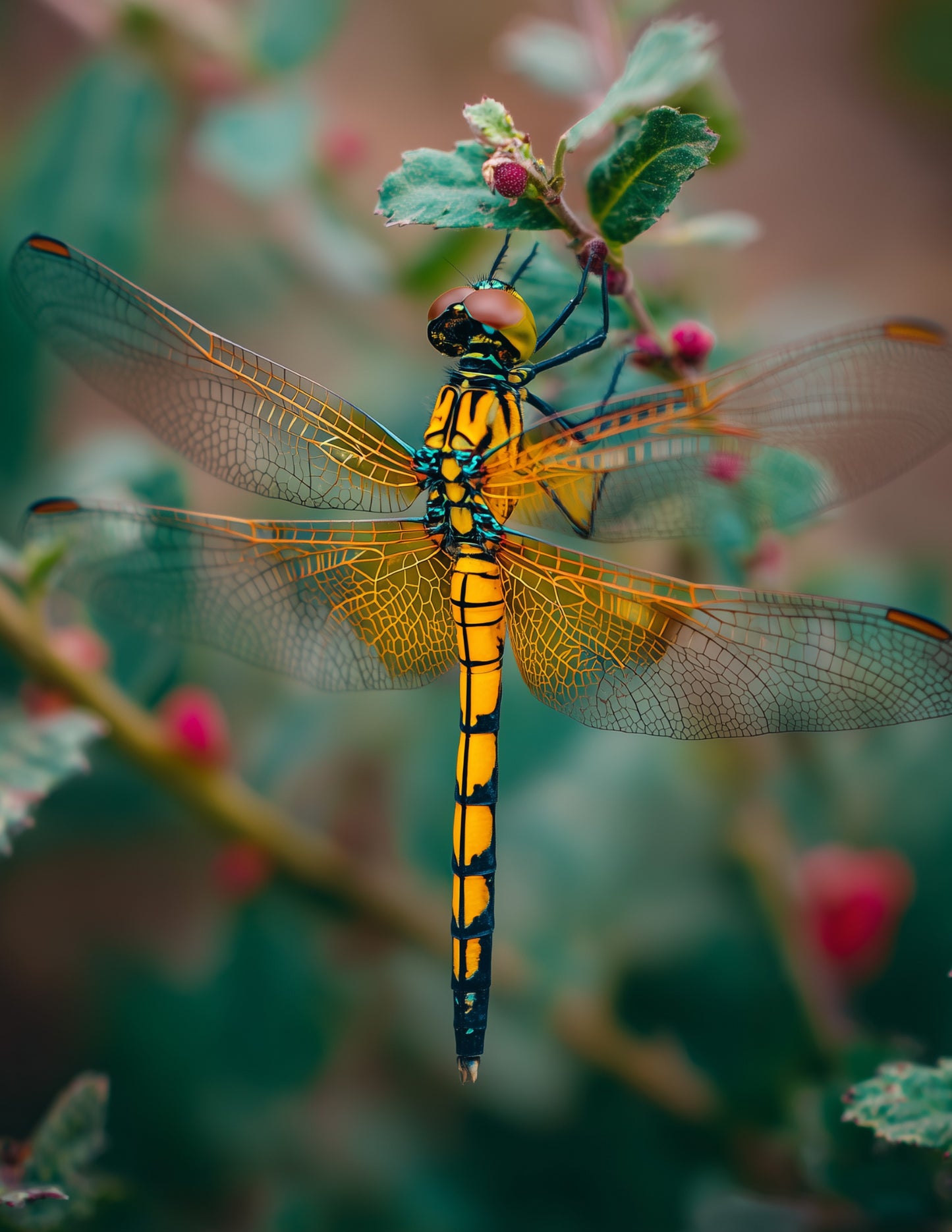 Dragonfly — Realistic Art, Calm Tones Digital Wall Art, 3 Sizes Included, Living Room Decor
