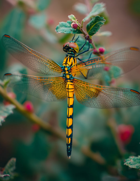 Dragonfly — Realistic Art, Calm Tones Digital Wall Art, 3 Sizes Included, Living Room Decor