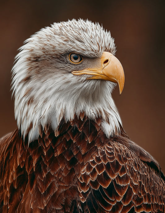 Eagle — Realistic Art, Bold Focus Digital Wall Art, 3 Sizes Included, Living Room Decor