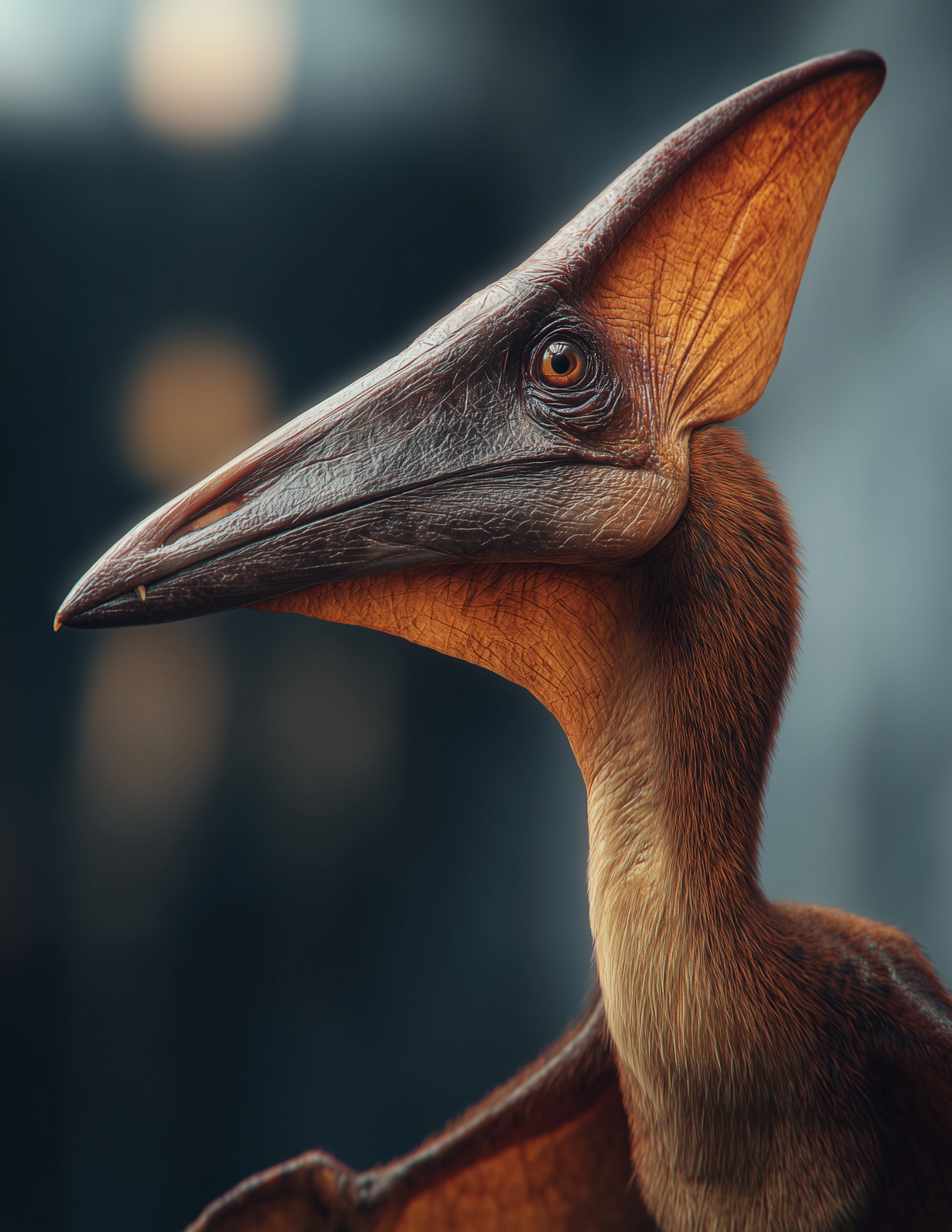 Pterodactyl — Realistic Art, Calm Tones Digital Wall Art, 3 Sizes Included, Living Room Decor