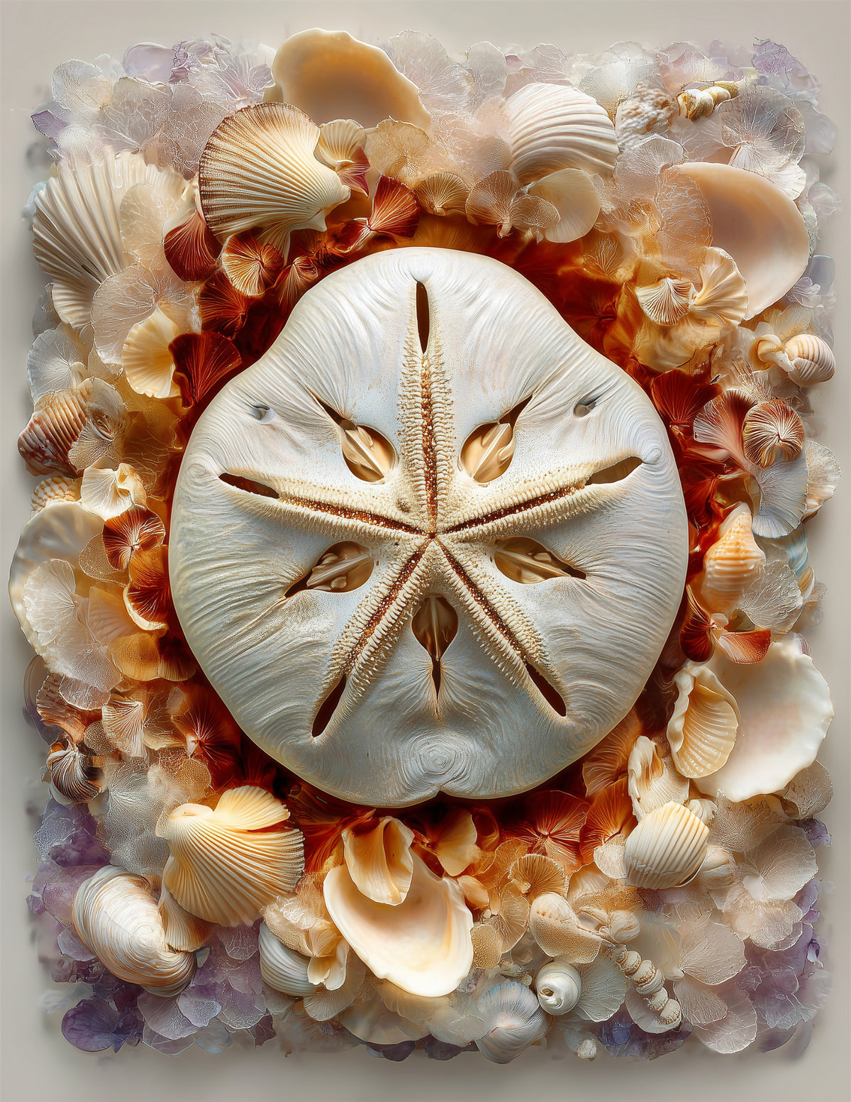 Sand Dollar — Boho Art, Nursery Theme Digital Wall Art, 3 Sizes Included, Nursery Decor