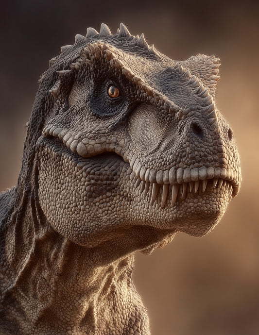 Tyrannosaurus Rex — Realistic Art, Wild Depths Digital Wall Art, 3 Sizes Included, Living Room Decor